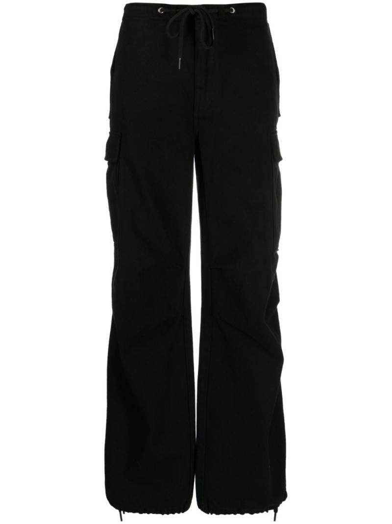 Alexander Wang straight-leg cargo trousers - Black von Alexander Wang