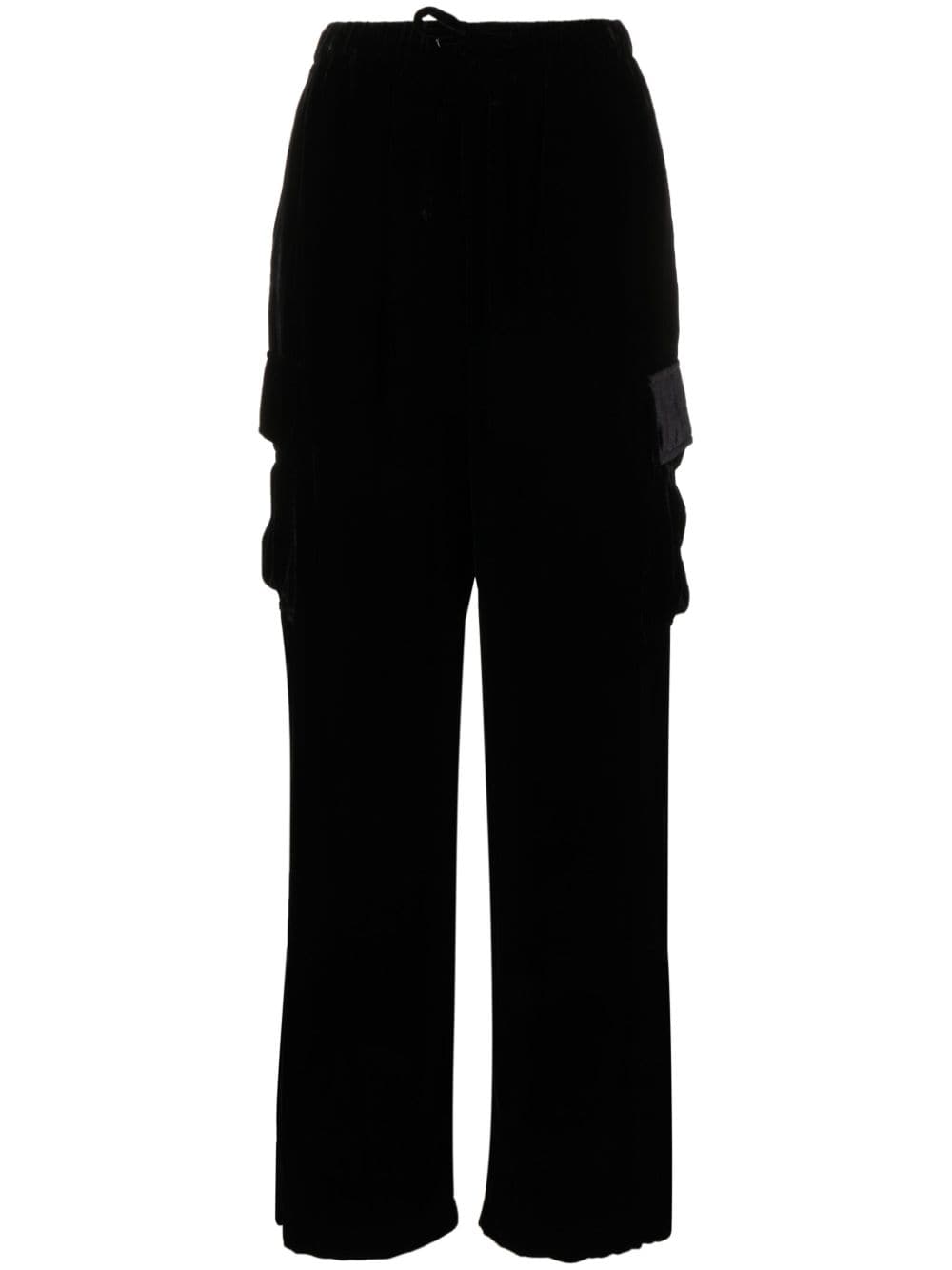 Alexander Wang velvet cargo trousers - Black von Alexander Wang