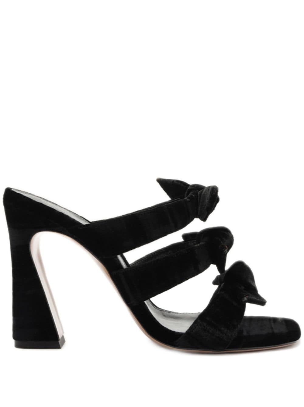 Alexandre Birman Lolita Square 90 leather sandals - Black von Alexandre Birman