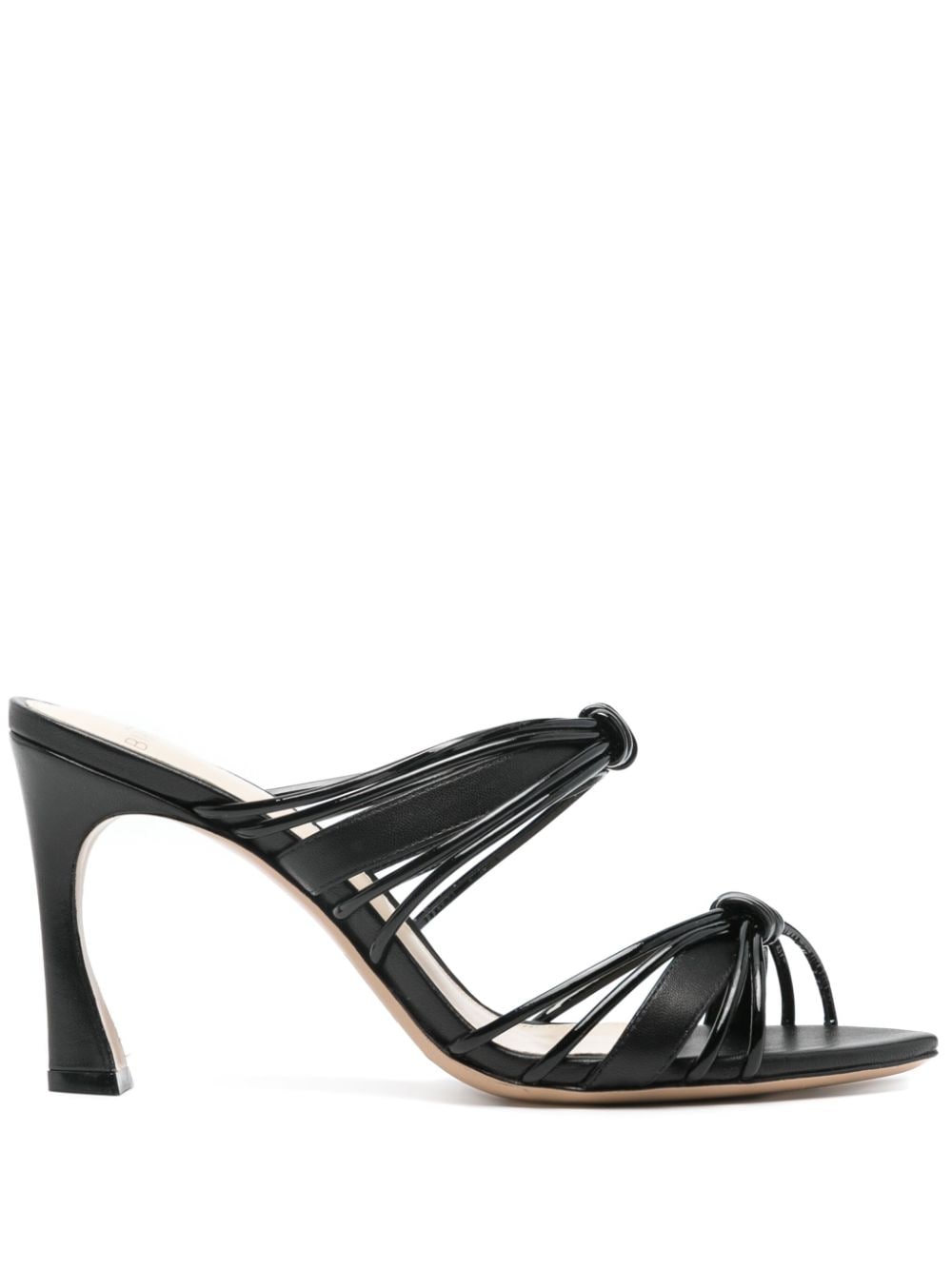 Alexandre Birman Malena 85mm leather sandals - Black von Alexandre Birman