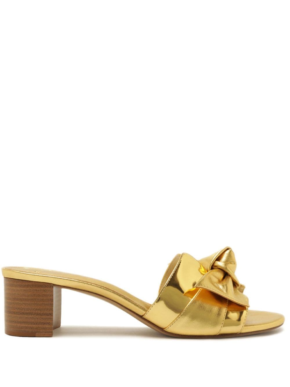 Alexandre Birman Maxi Clarita Block 45 mules - Gold von Alexandre Birman