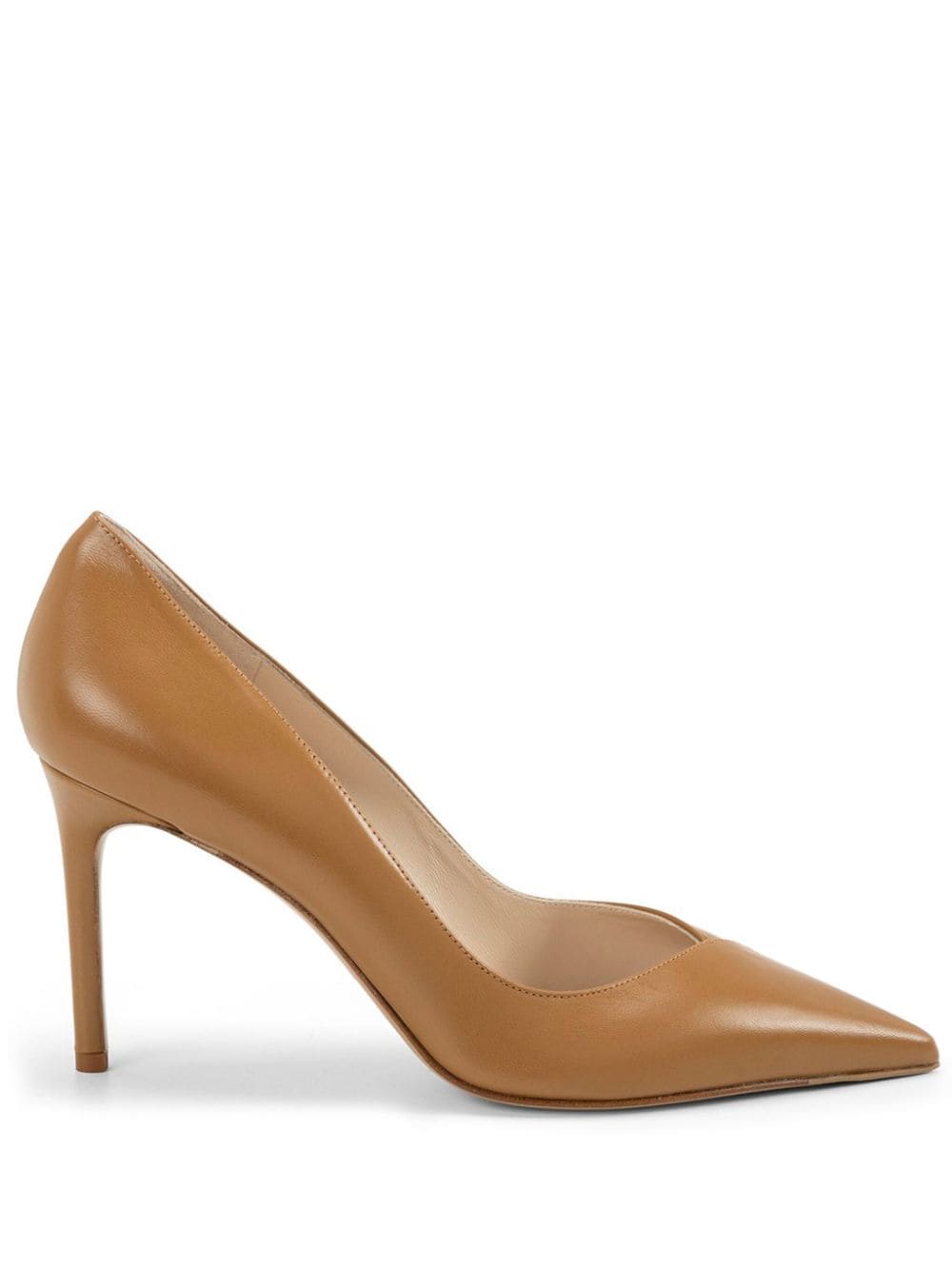 Alexandre Birman Pamela 85mm leather pumps - Neutrals von Alexandre Birman