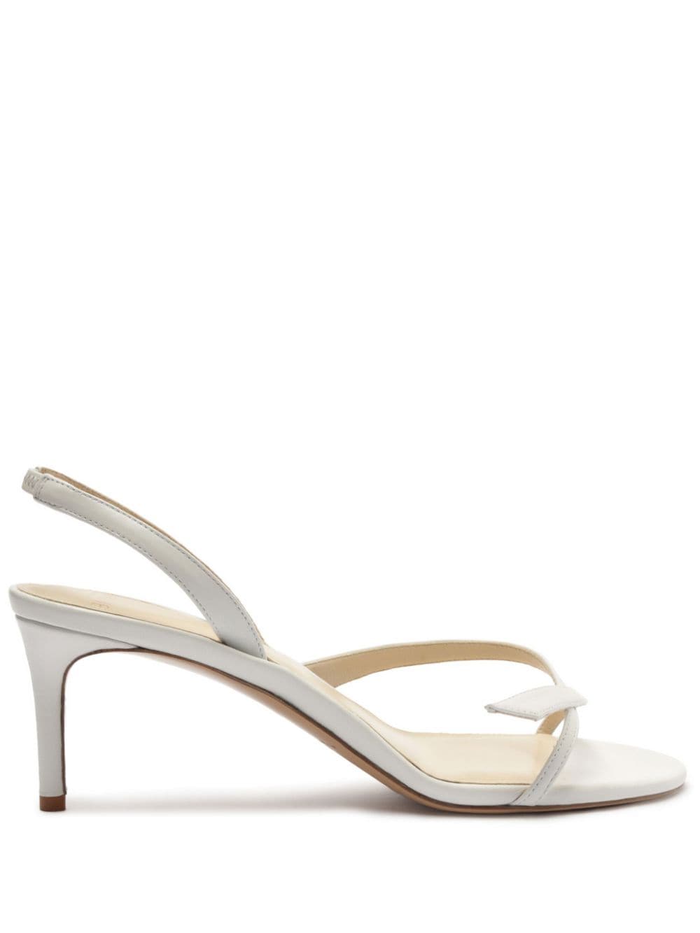 Alexandre Birman Tita 60mm slingback sandals - White von Alexandre Birman