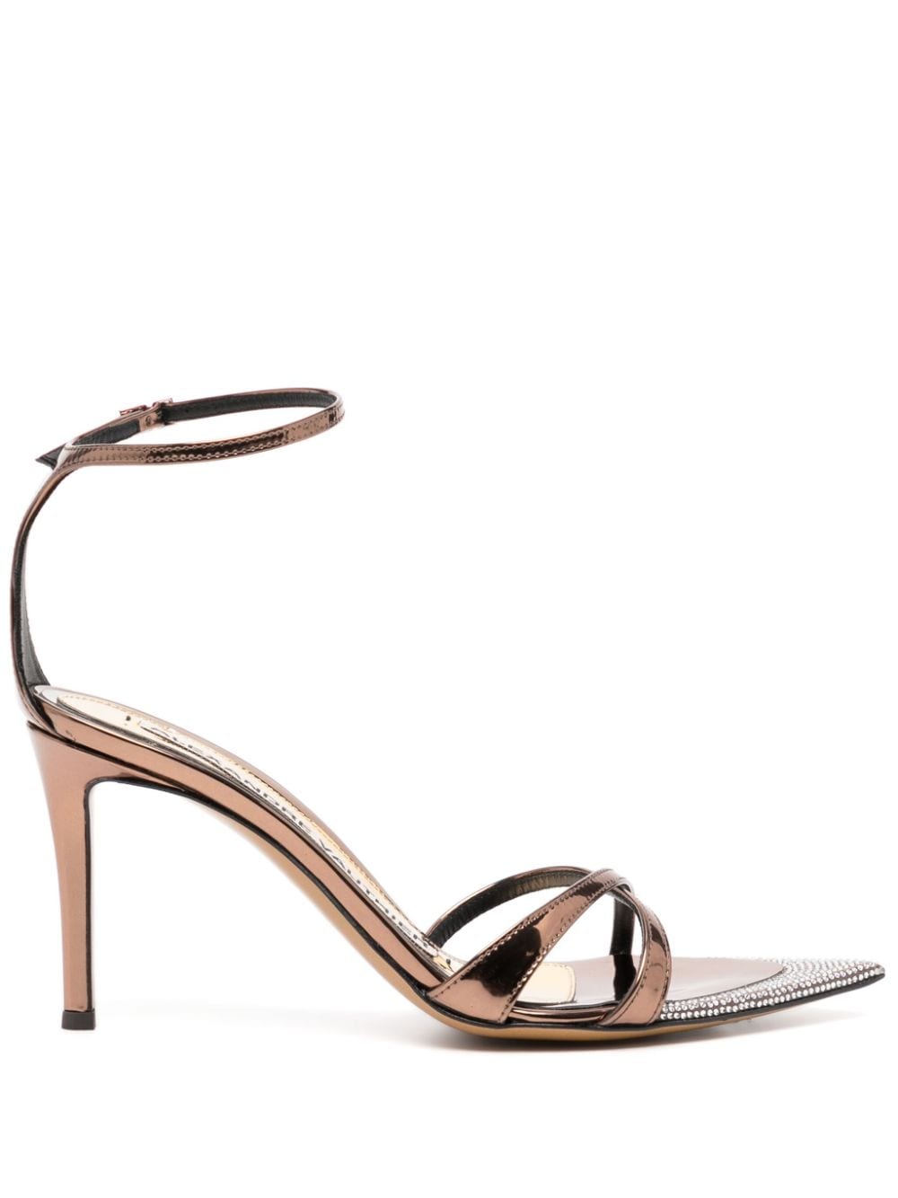 Alexandre Vauthier 80mm leather sandals - Brown von Alexandre Vauthier