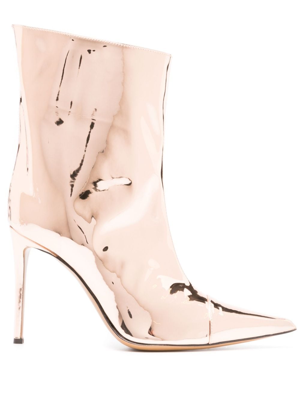 Alexandre Vauthier Alex 100mm metallic knee-high boots - Pink von Alexandre Vauthier