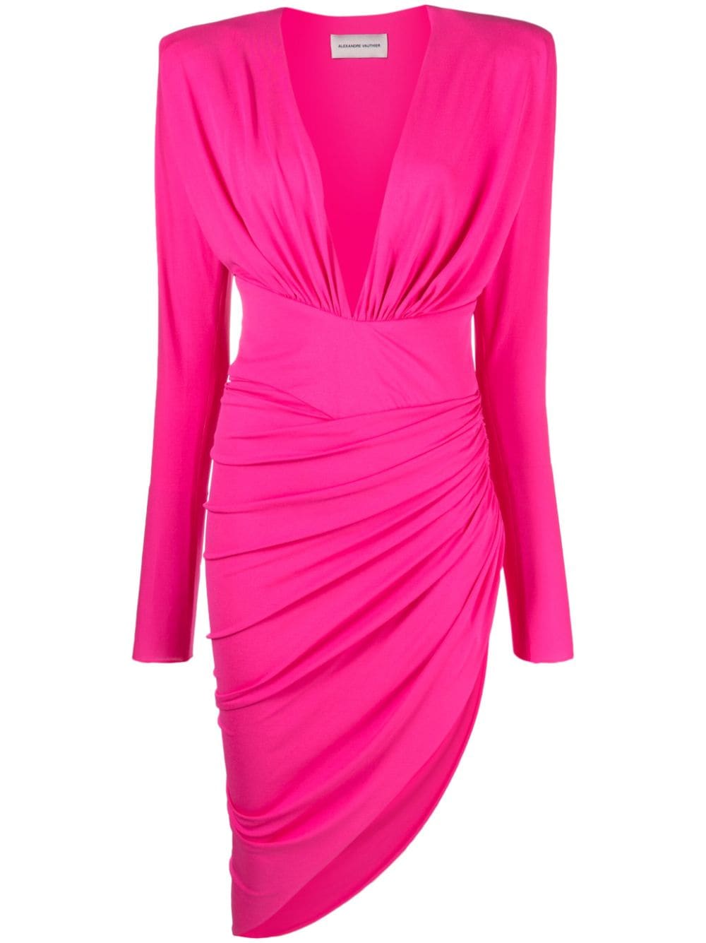 Alexandre Vauthier V-neck ruched dress - Pink von Alexandre Vauthier