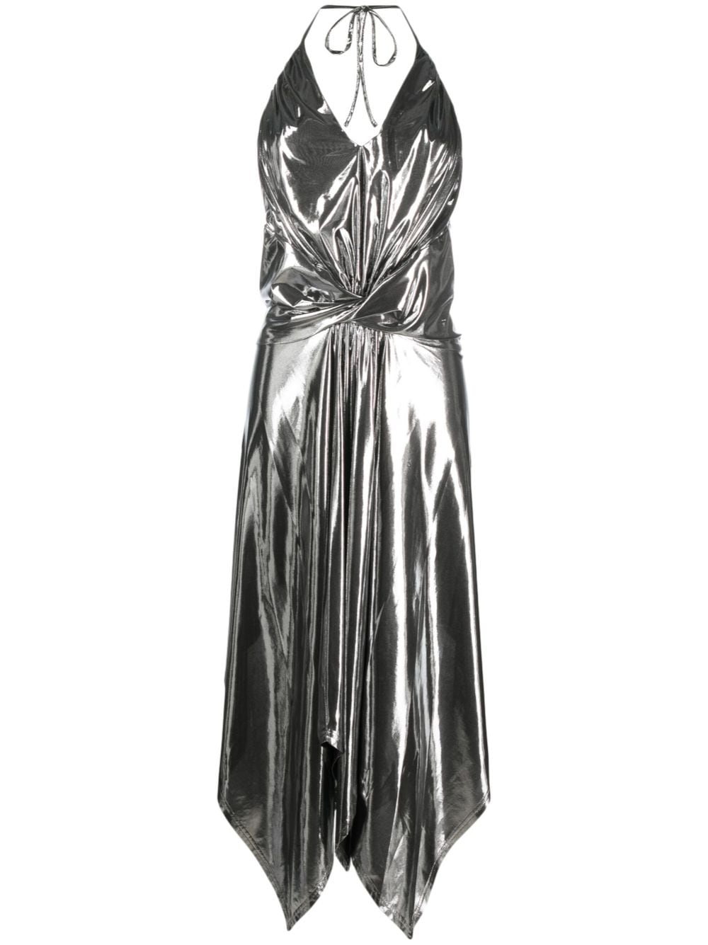 Alexandre Vauthier asymmetric halterneck dress - Silver von Alexandre Vauthier