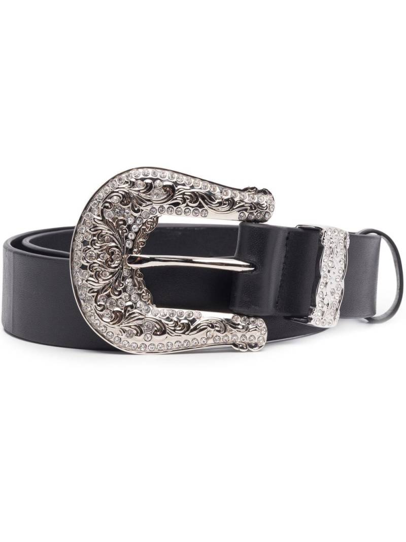 Alexandre Vauthier crystal-embellished buckle belt - Black von Alexandre Vauthier