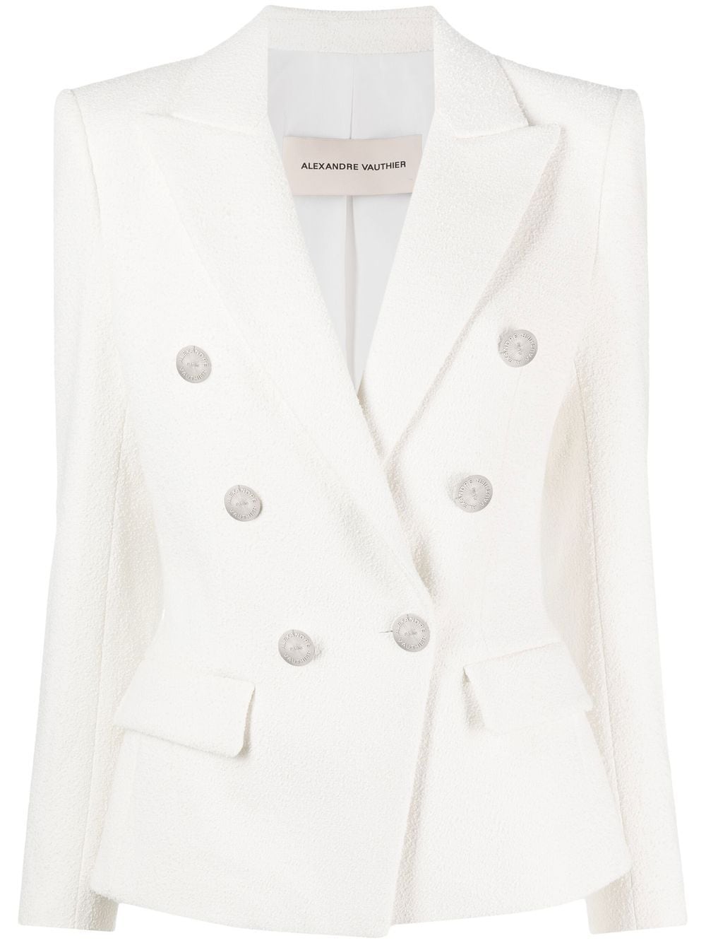 Alexandre Vauthier double-breasted button-fastening jacket - White von Alexandre Vauthier