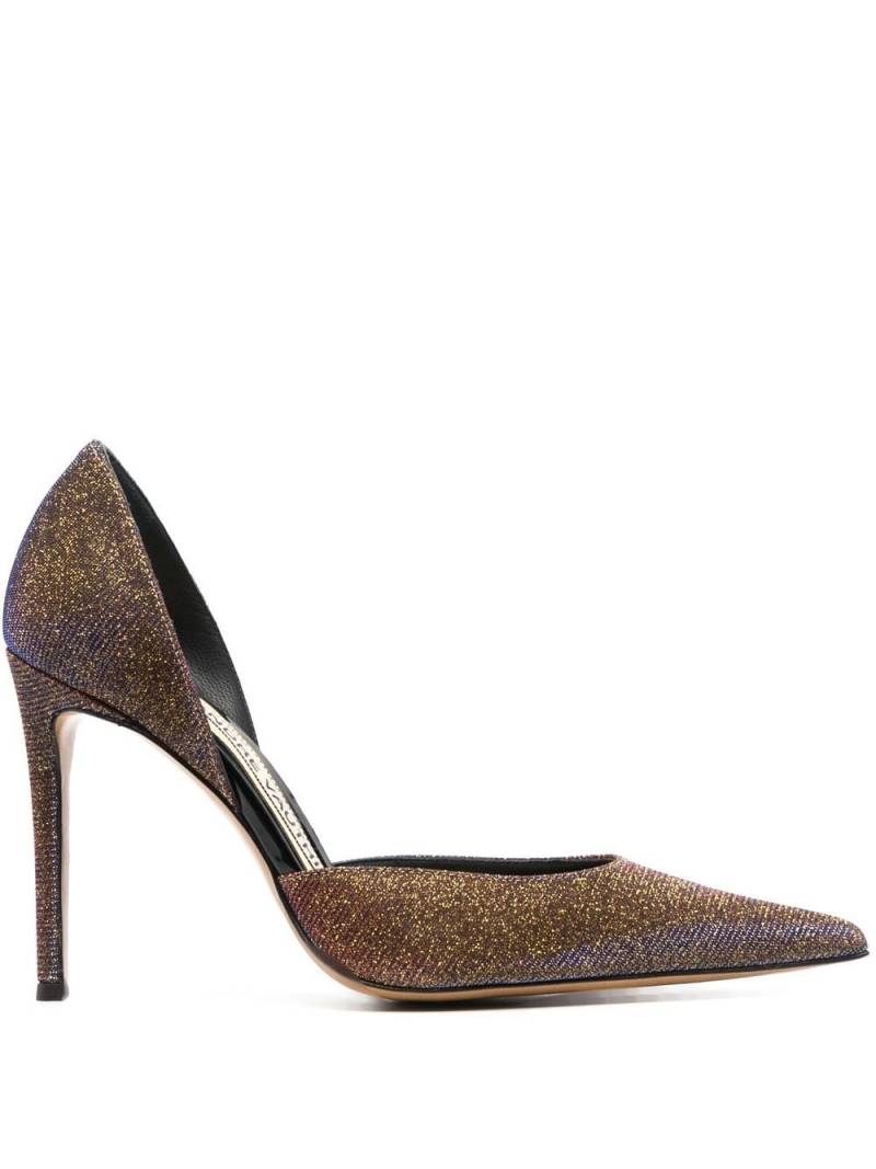 Alexandre Vauthier glitter-detail stiletto pumps - Gold von Alexandre Vauthier