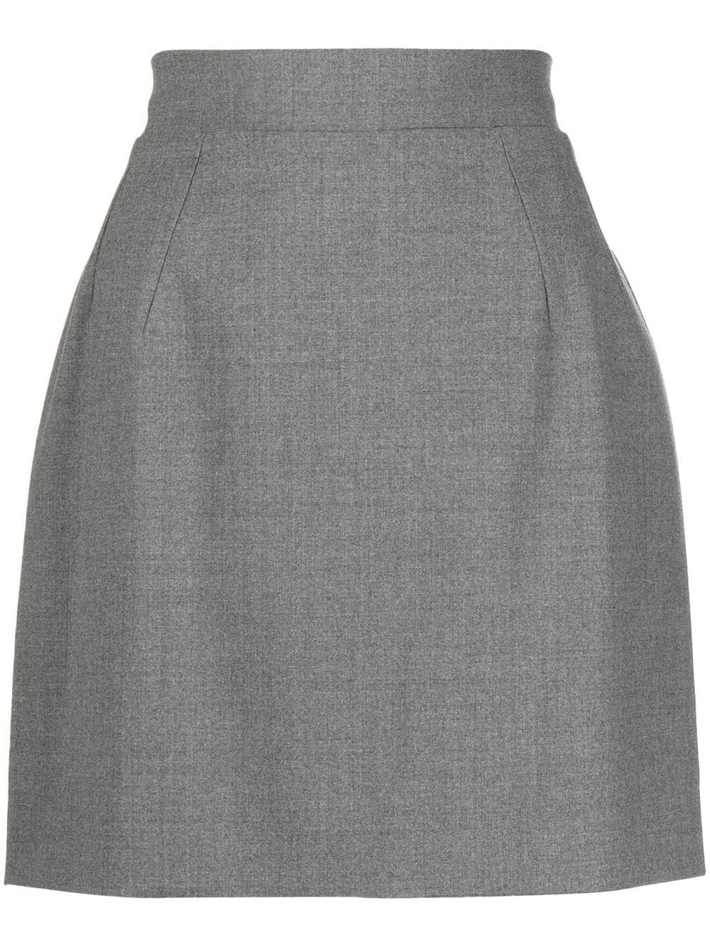 Alexandre Vauthier high-waisted miniskirt - Grey von Alexandre Vauthier