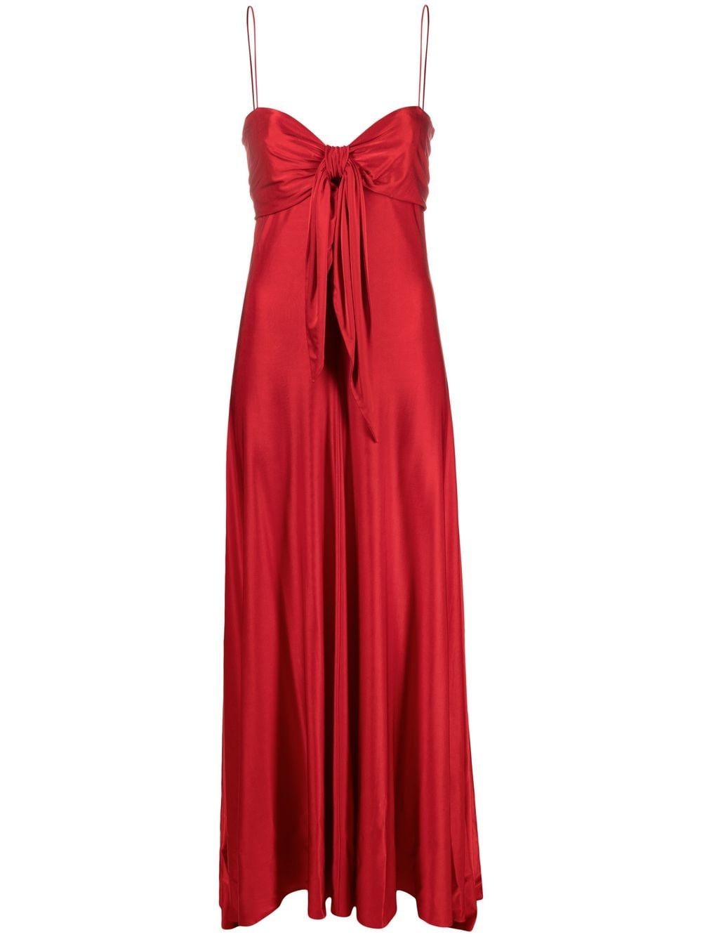 Alexandre Vauthier bow-detail sleeveless long dress - Red von Alexandre Vauthier