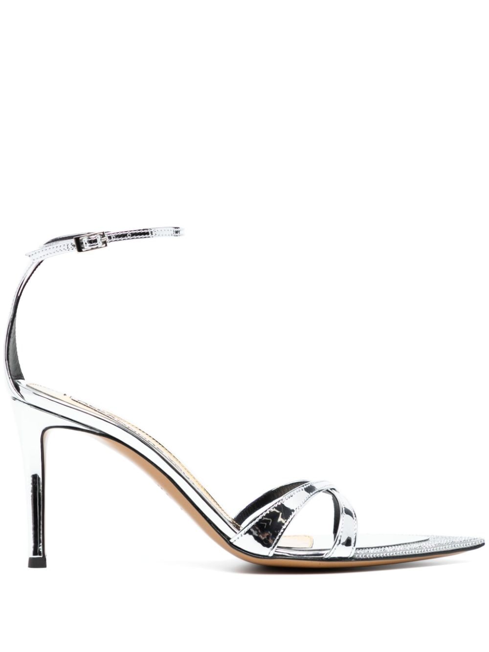 Alexandre Vauthier metallic-effect 85mm leather sandals von Alexandre Vauthier