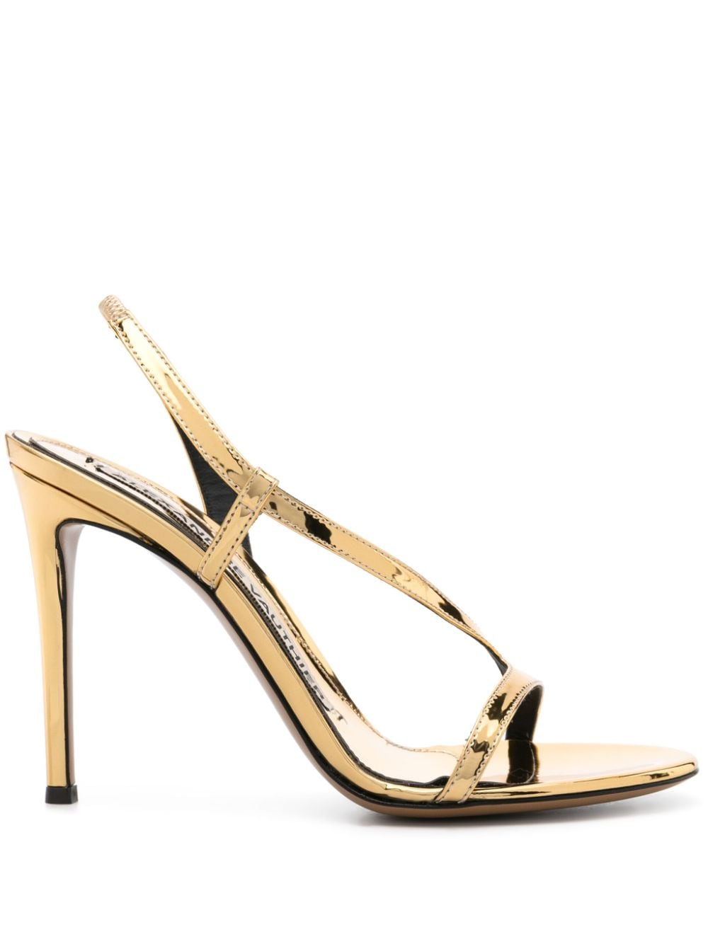 Alexandre Vauthier metallic slingback sandals - Gold von Alexandre Vauthier