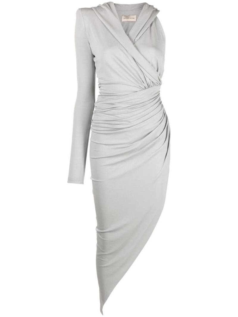 Alexandre Vauthier one-shoulder asymmetric midi dress - Silver von Alexandre Vauthier