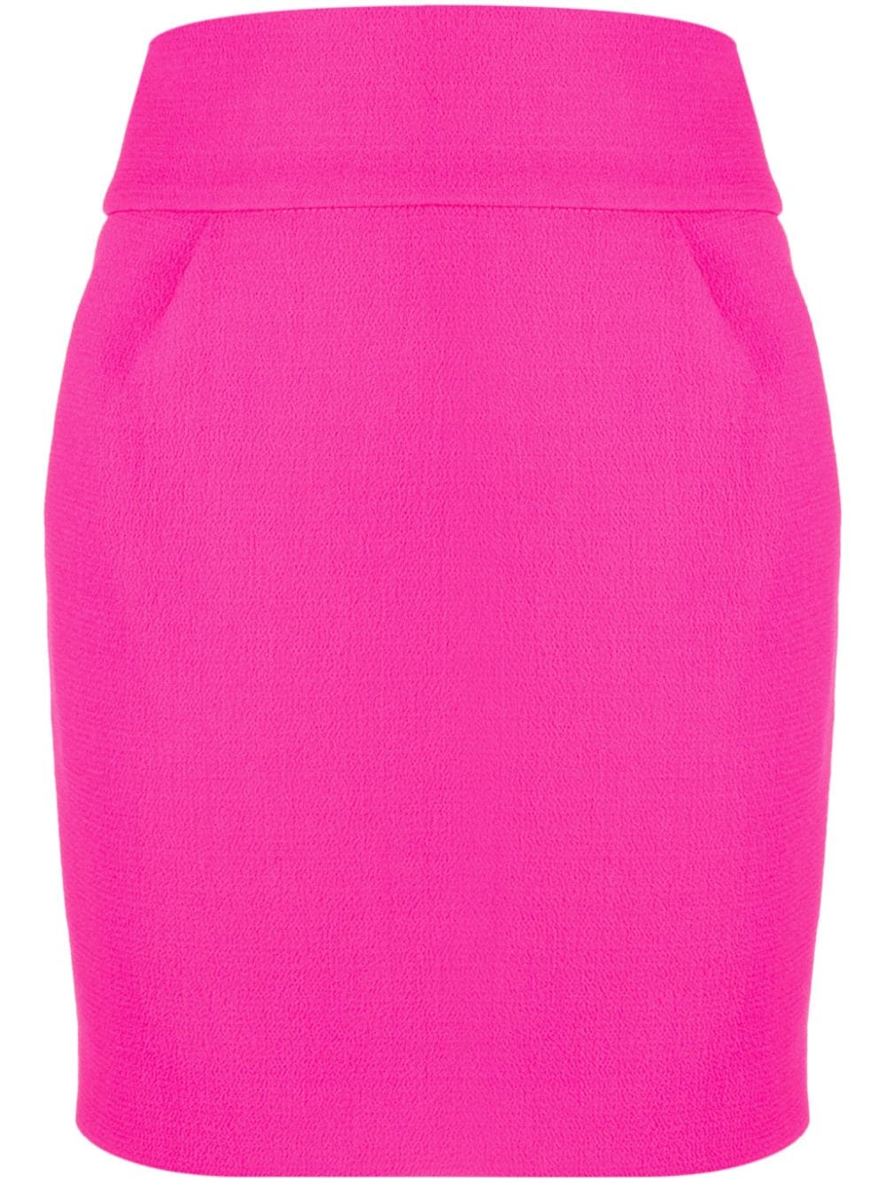 Alexandre Vauthier panelled crepe miniskirt - Pink von Alexandre Vauthier