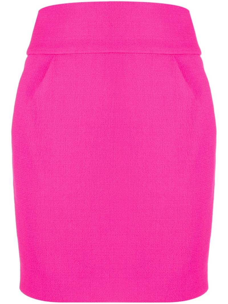 Alexandre Vauthier panelled crepe miniskirt - Pink von Alexandre Vauthier