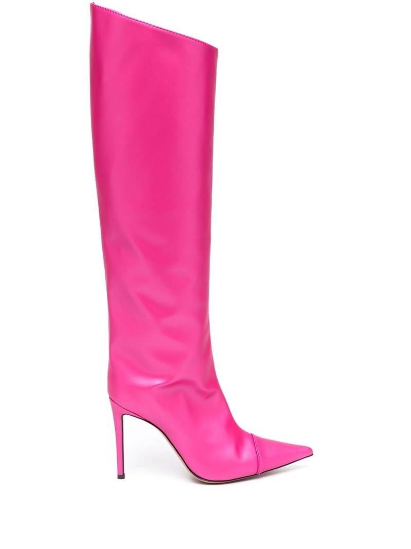 Alexandre Vauthier pointed-toe knee-length 115mm boots - Pink von Alexandre Vauthier