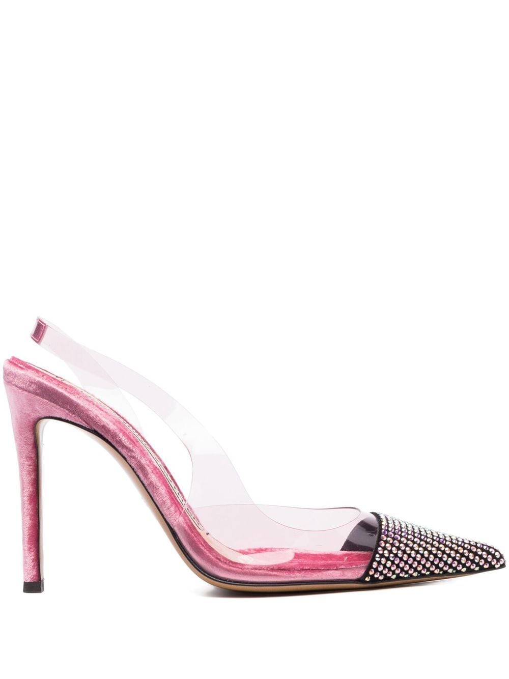 Alexandre Vauthier rhinestone-embellished slingback pmps - Pink von Alexandre Vauthier