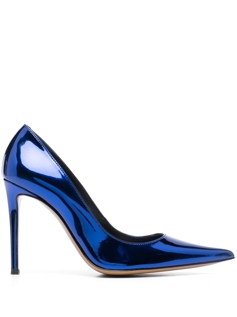 Alexandre Vauthier stiletto-heel patent leather pumps - Blue von Alexandre Vauthier
