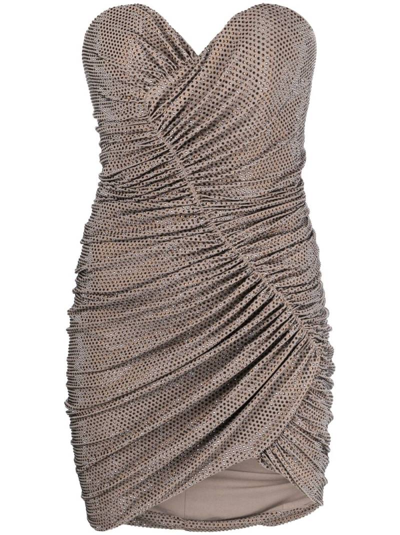 Alexandre Vauthier strass-embellished strapless minidress - Grey von Alexandre Vauthier