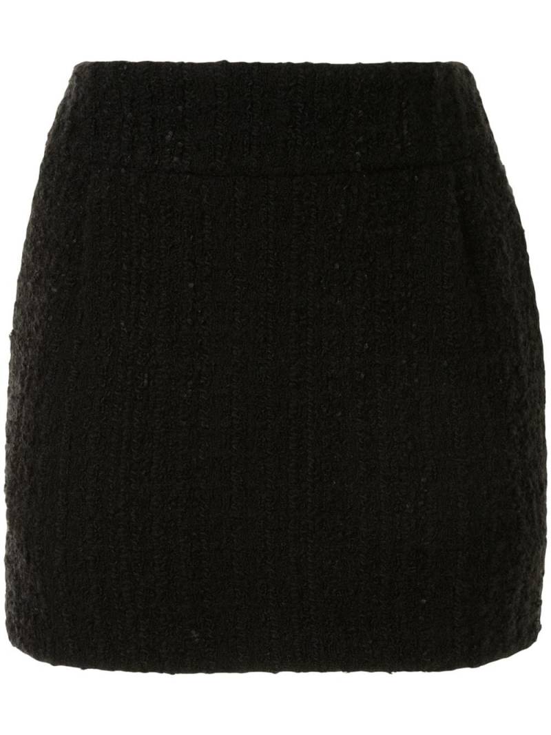 Alexandre Vauthier tweed mini skirt - Black von Alexandre Vauthier