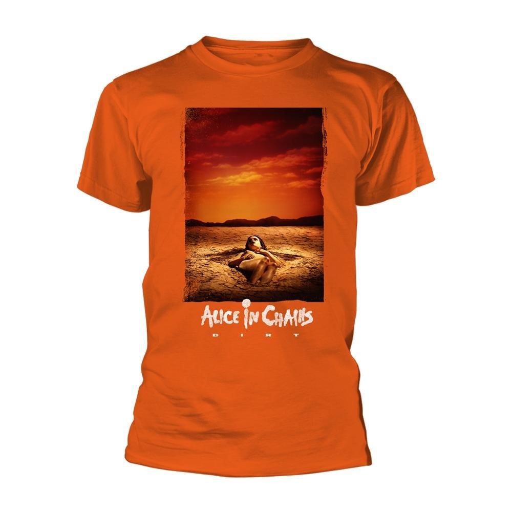 Dirt Tshirt Damen Orange XL von Alice In Chains