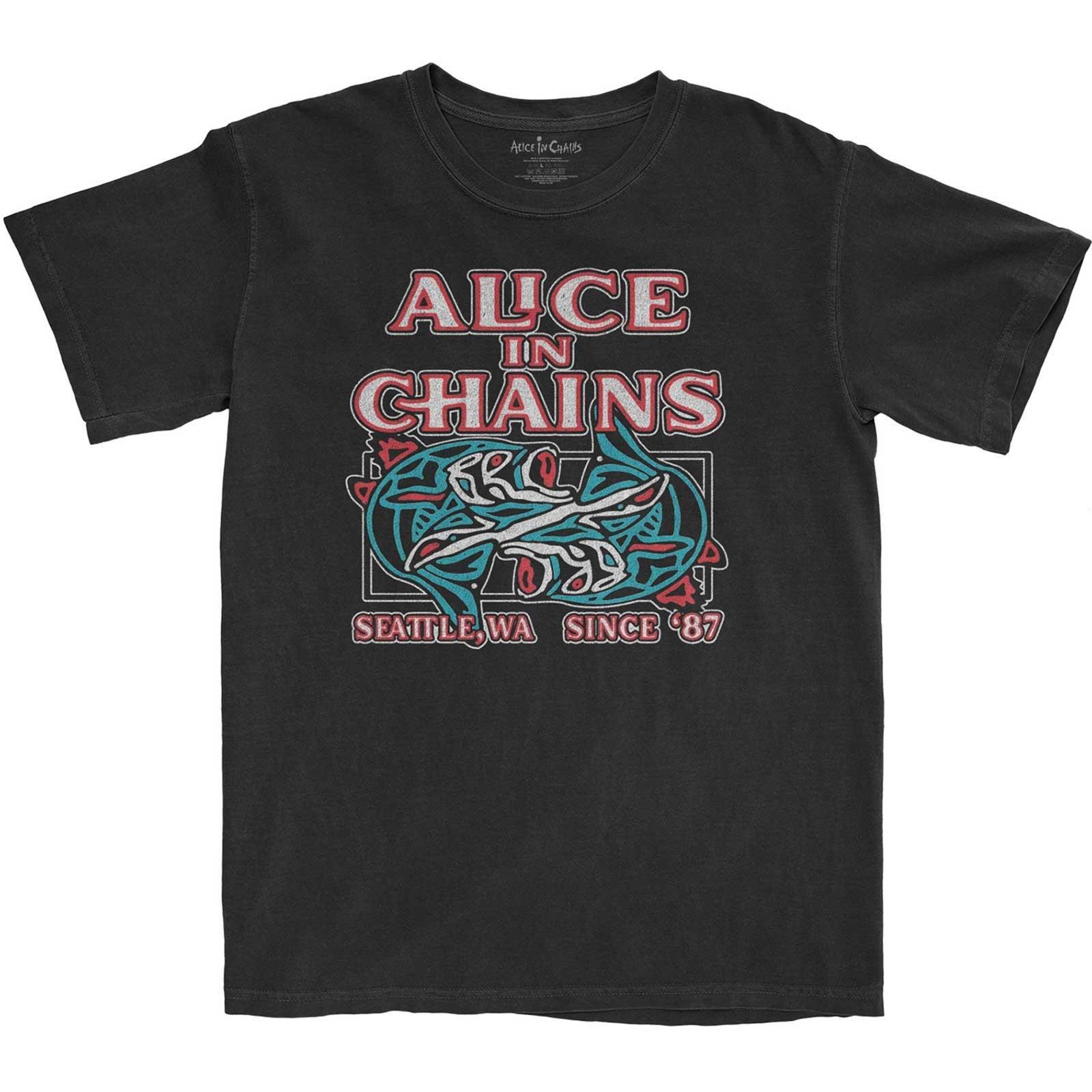 Tshirt Damen Schwarz S von Alice In Chains