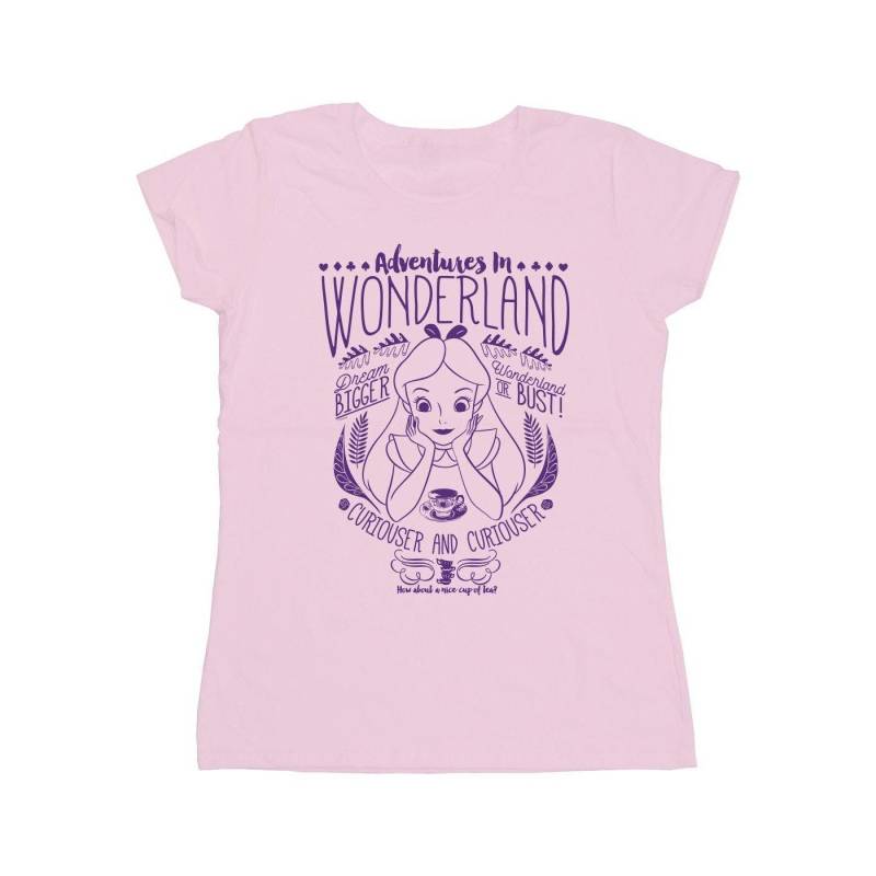 Adventures Tshirt Damen Pink S von Alice in Wonderland