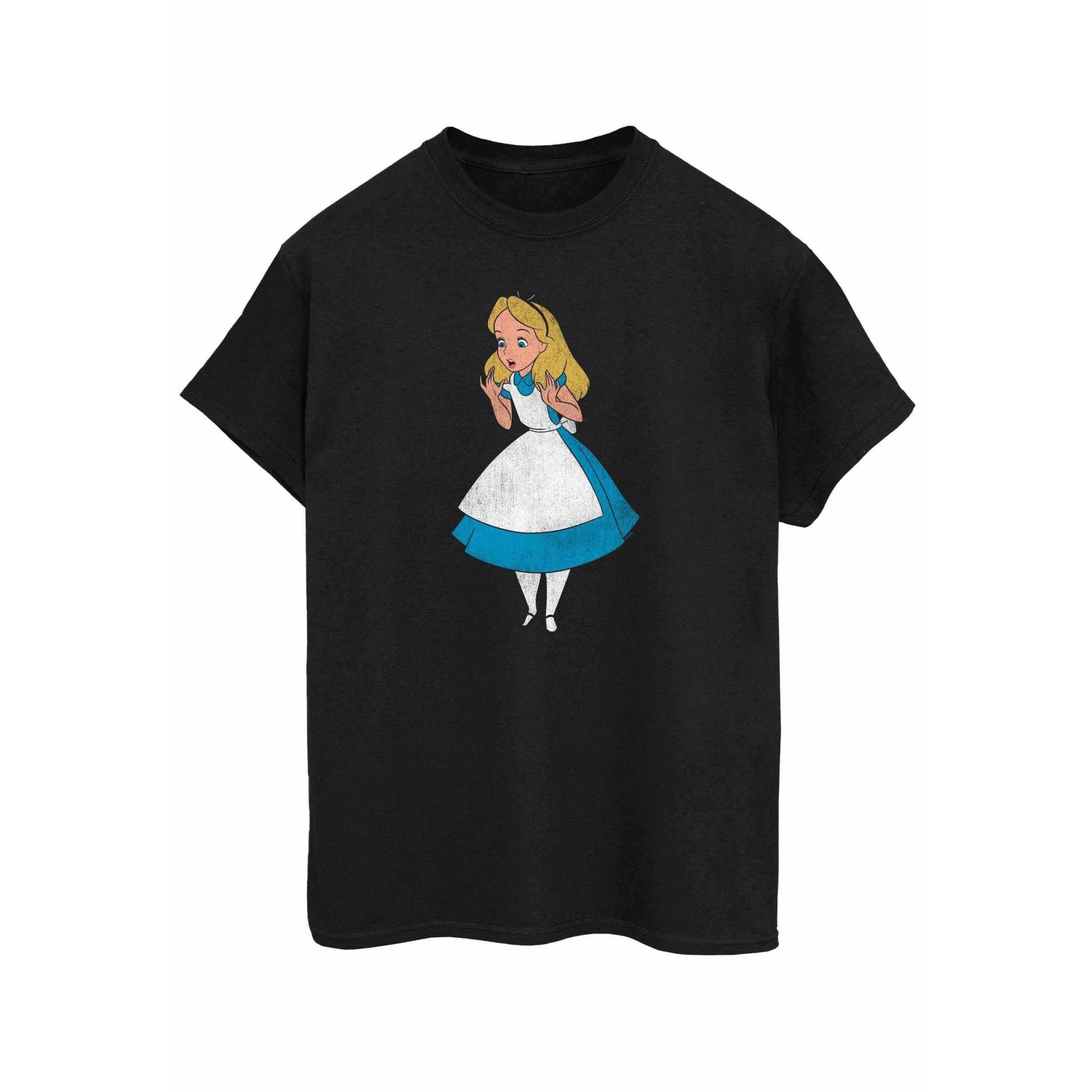 Classic Tshirt Damen Schwarz XL von Alice in Wonderland