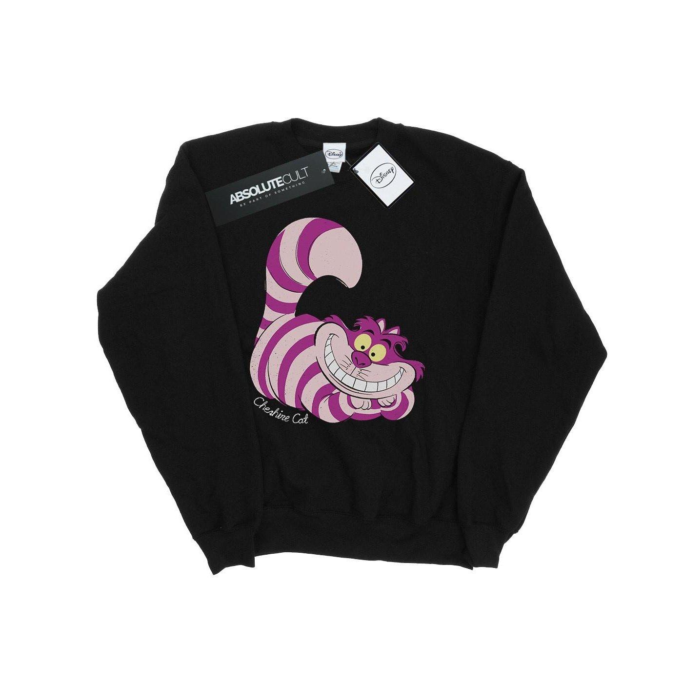 Sweatshirt Mädchen Schwarz 128 von Alice in Wonderland