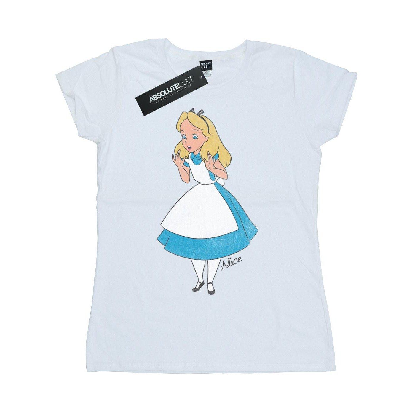 Tshirt Damen Weiss XS von Alice in Wonderland