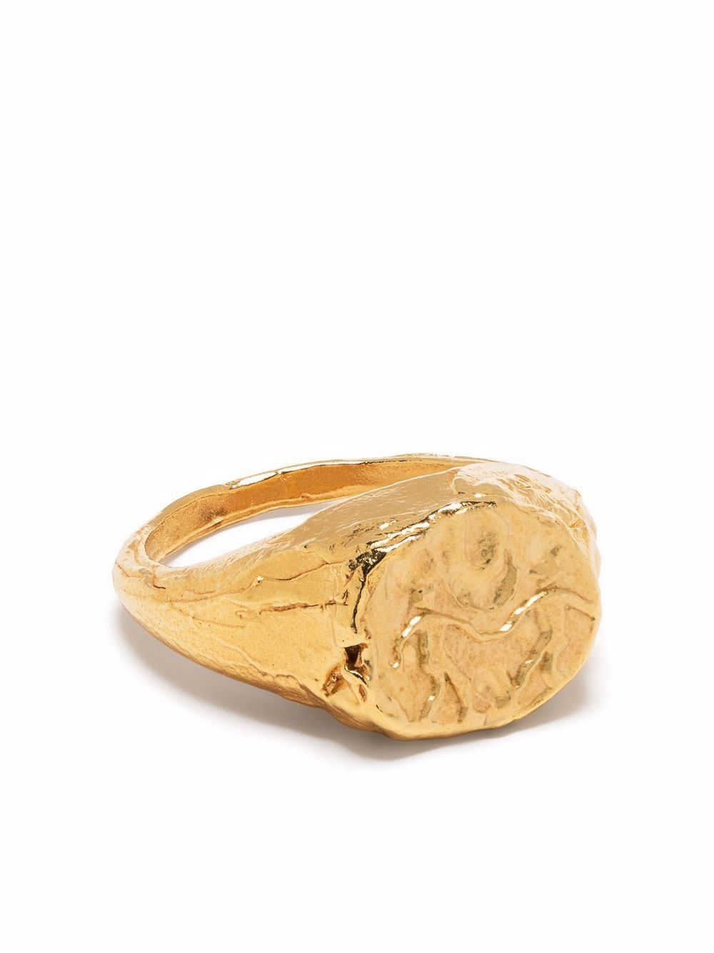 Alighieri Gemini signet ring - Gold von Alighieri