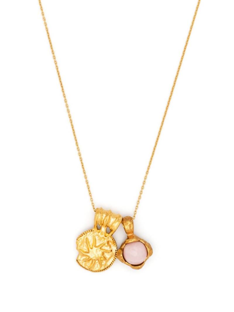 Alighieri The Heart of the Sun opal necklace - Gold von Alighieri