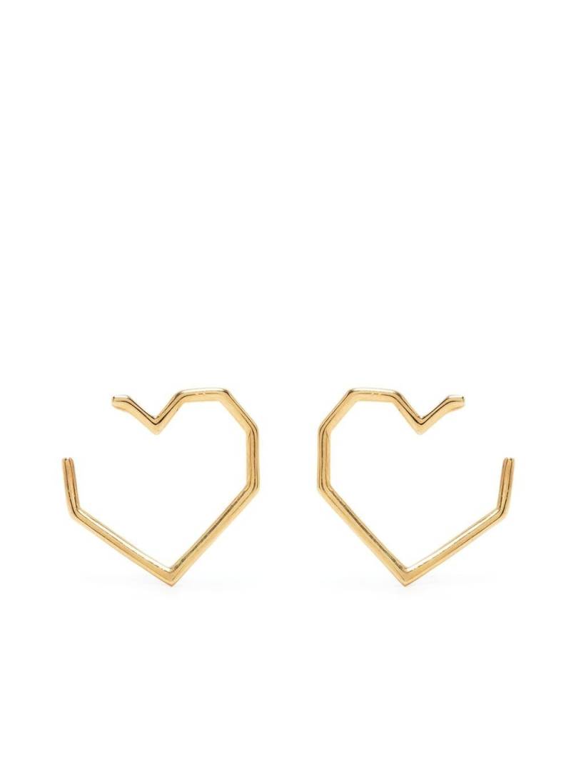 Aliita 14kt yellow gold Corazón earrings von Aliita