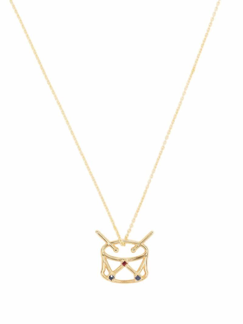 Aliita drum pendant necklace - Gold von Aliita