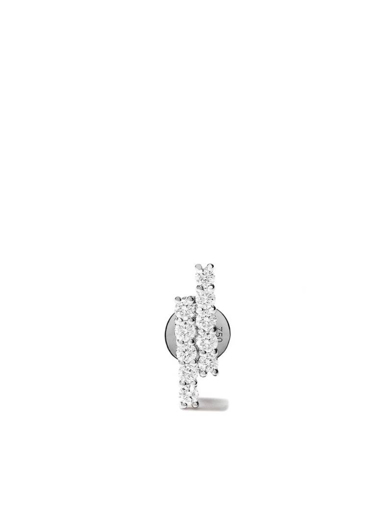 ALINKA 18kt white gold MALA diamond stud earring - Silver von ALINKA