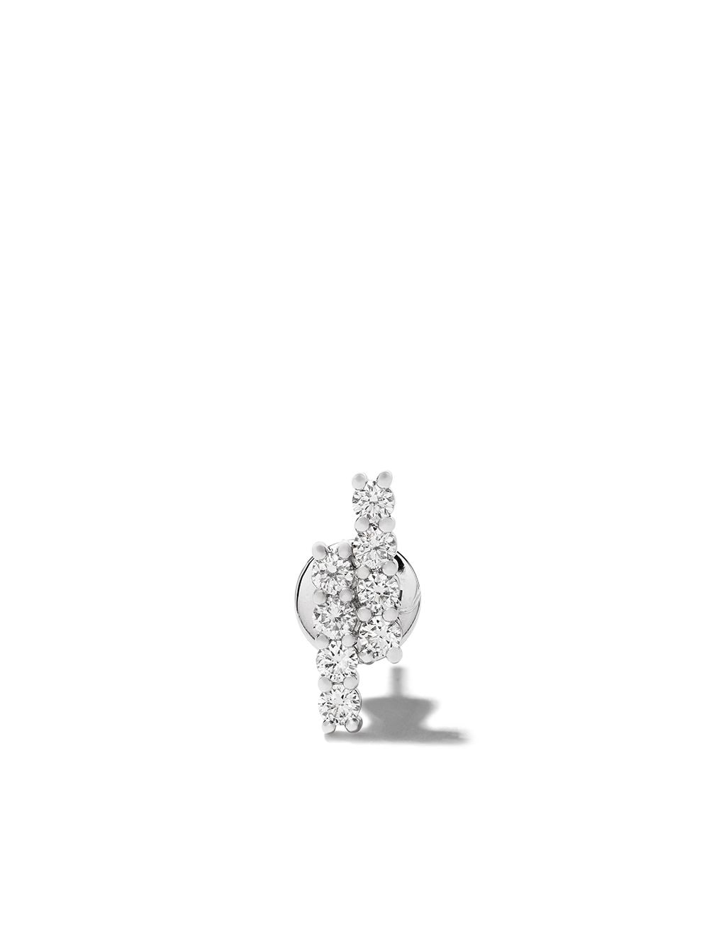 ALINKA 18kt white gold RIVIERA diamond stud earring - Silver von ALINKA