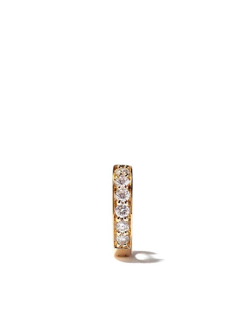 ALINKA 18kt yellow gold IRINA diamond huggie earring von ALINKA