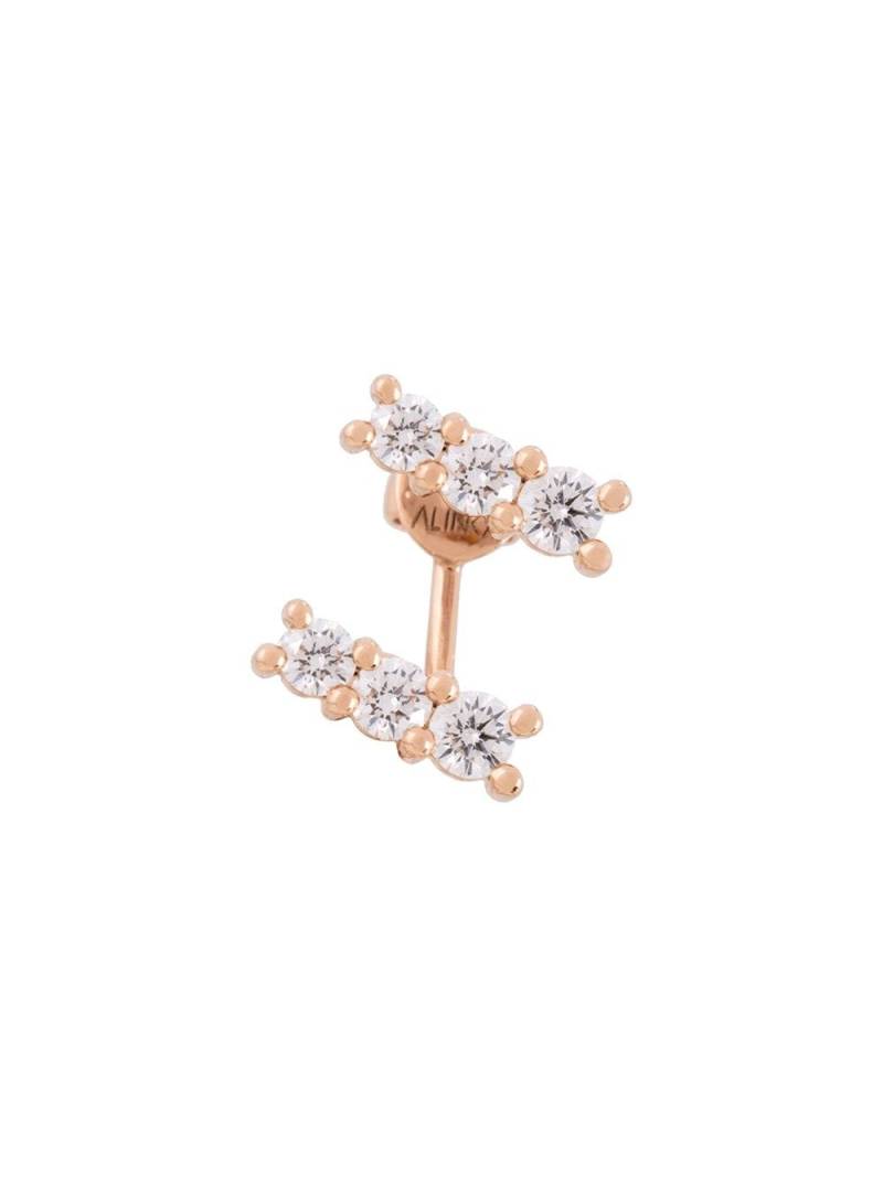 ALINKA 18kt rose gold LARA diamond right earring - Metallic von ALINKA