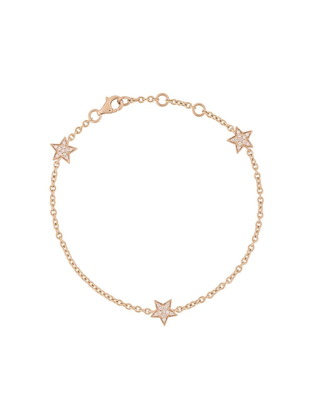 ALINKA 18kt rose gold STASIA MINI Triple Star diamond bracelet - Metallic von ALINKA