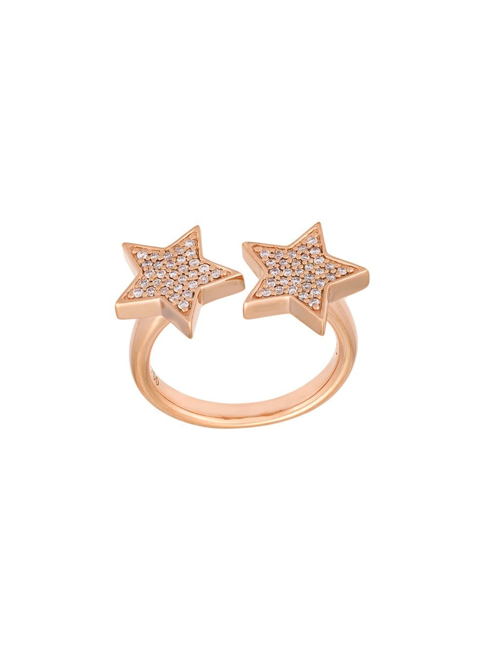 ALINKA 'Stasia' double diamond star ring - Metallic von ALINKA
