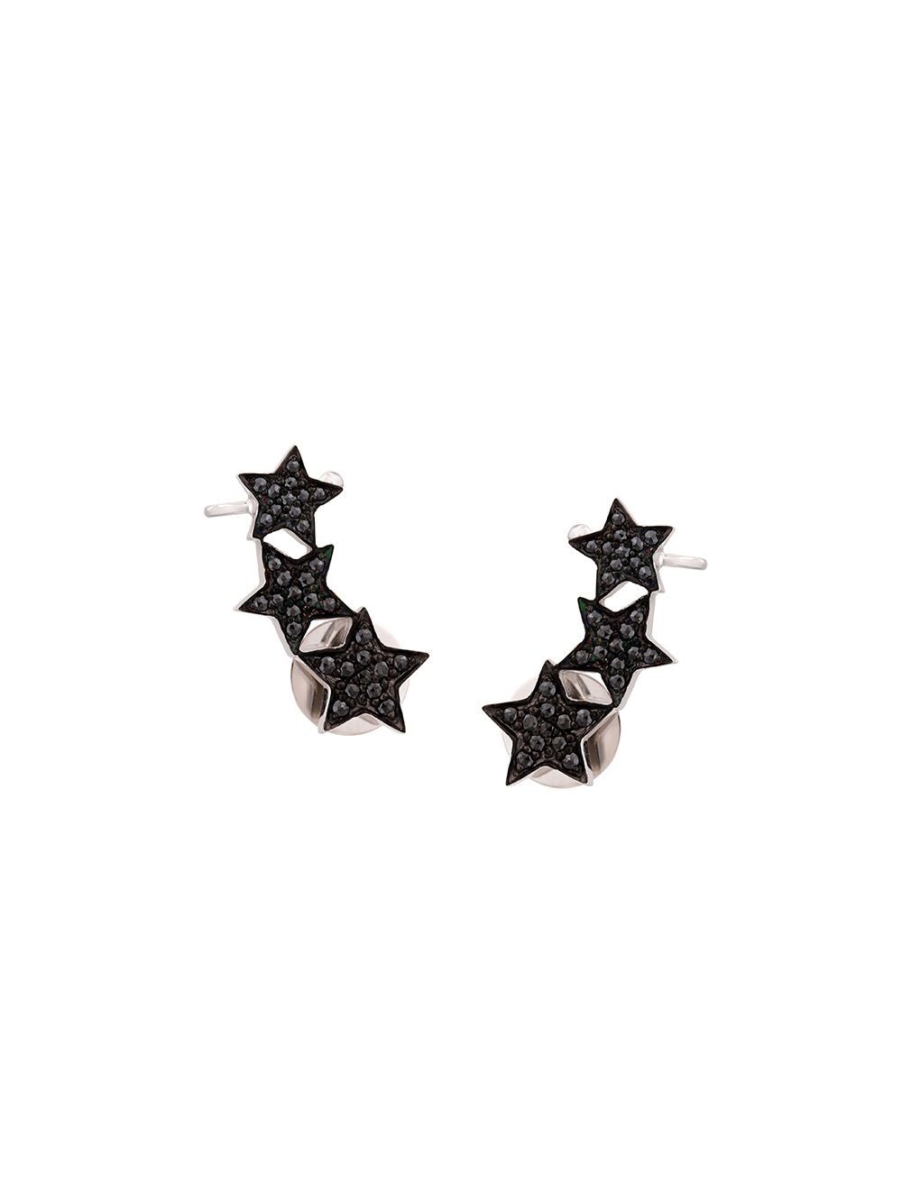 ALINKA Stasia triple star diamond ear cuff - Metallic von ALINKA