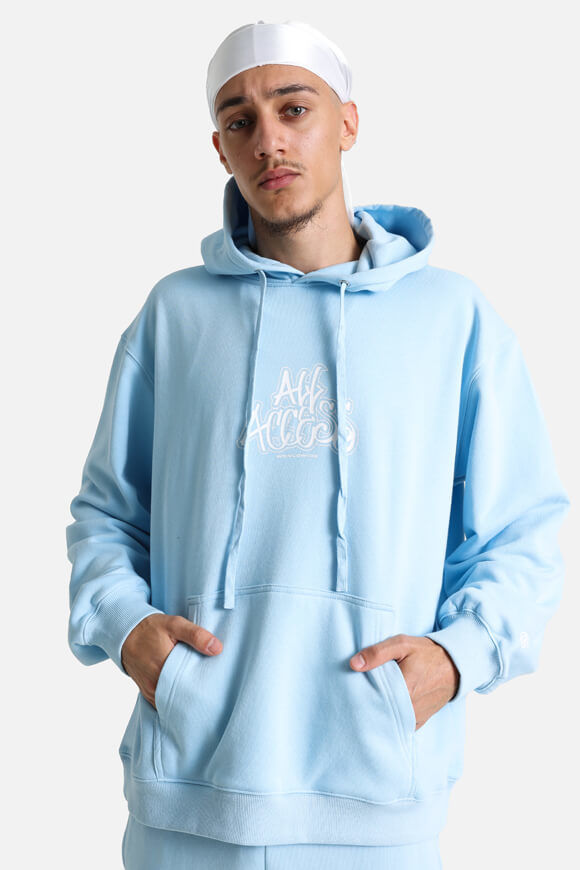 All Access Kapuzensweatshirt | Hellblau + Weiss | Herren  | L von All Access