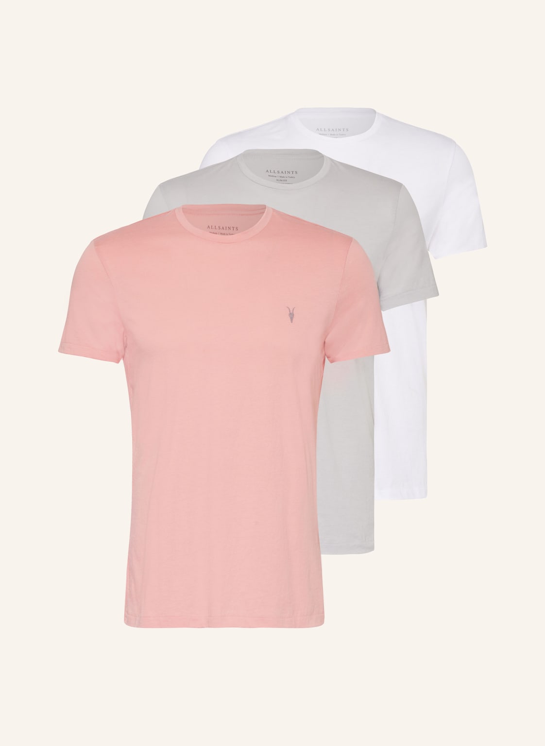 Allsaints 3er-Pack T-Shirts Tonic weiss von AllSaints