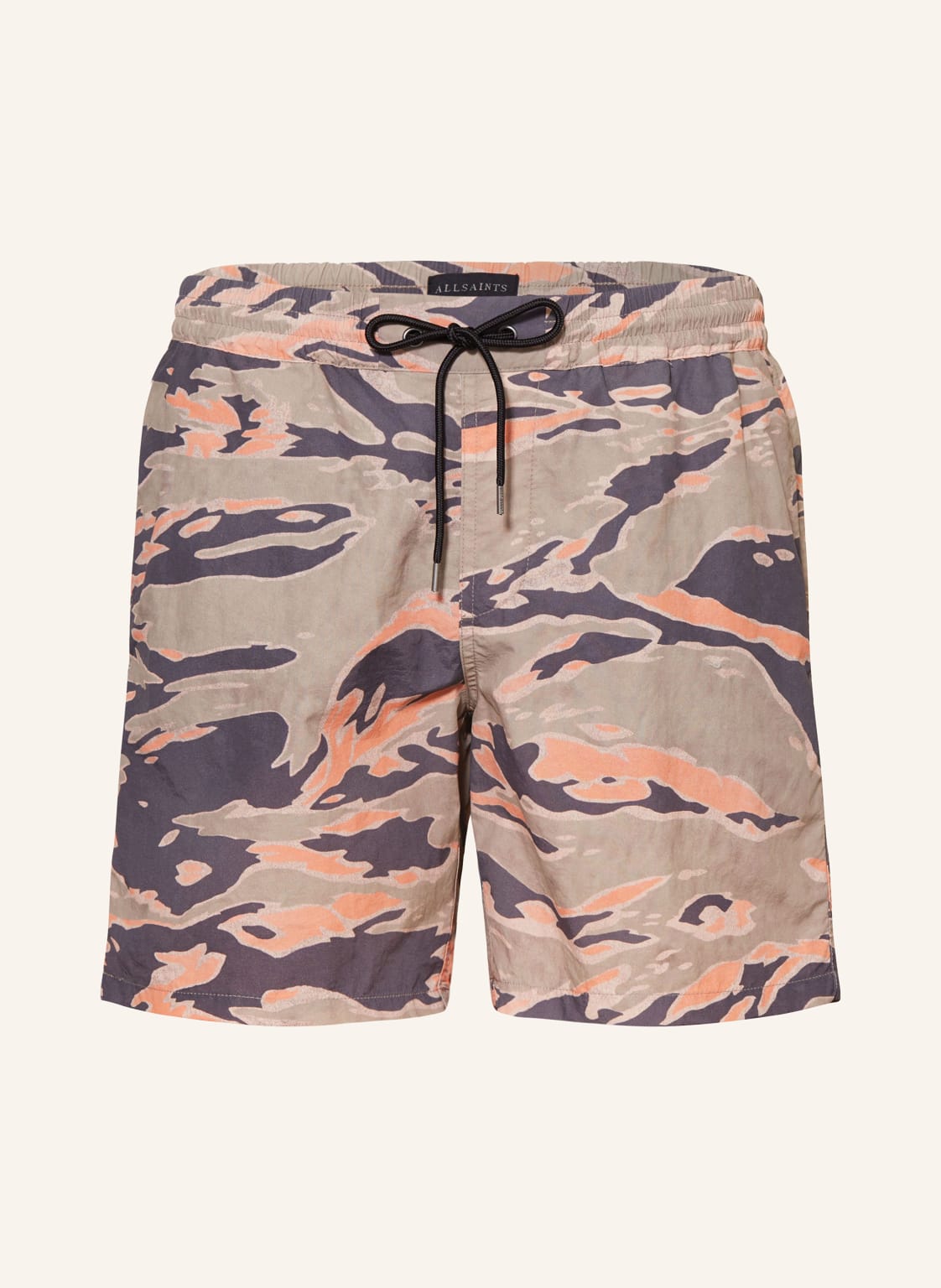 Allsaints Badeshorts Solar Camo schwarz von AllSaints