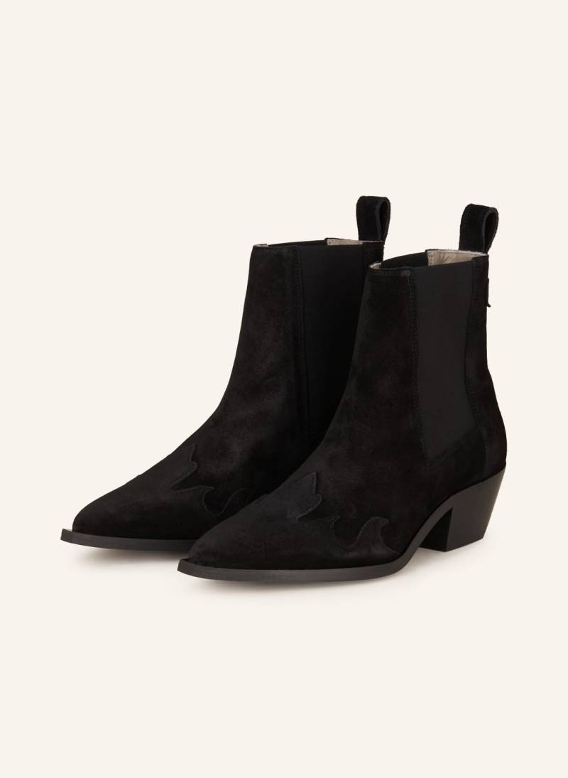 Allsaints Cowboy Boots Dellaware schwarz von AllSaints