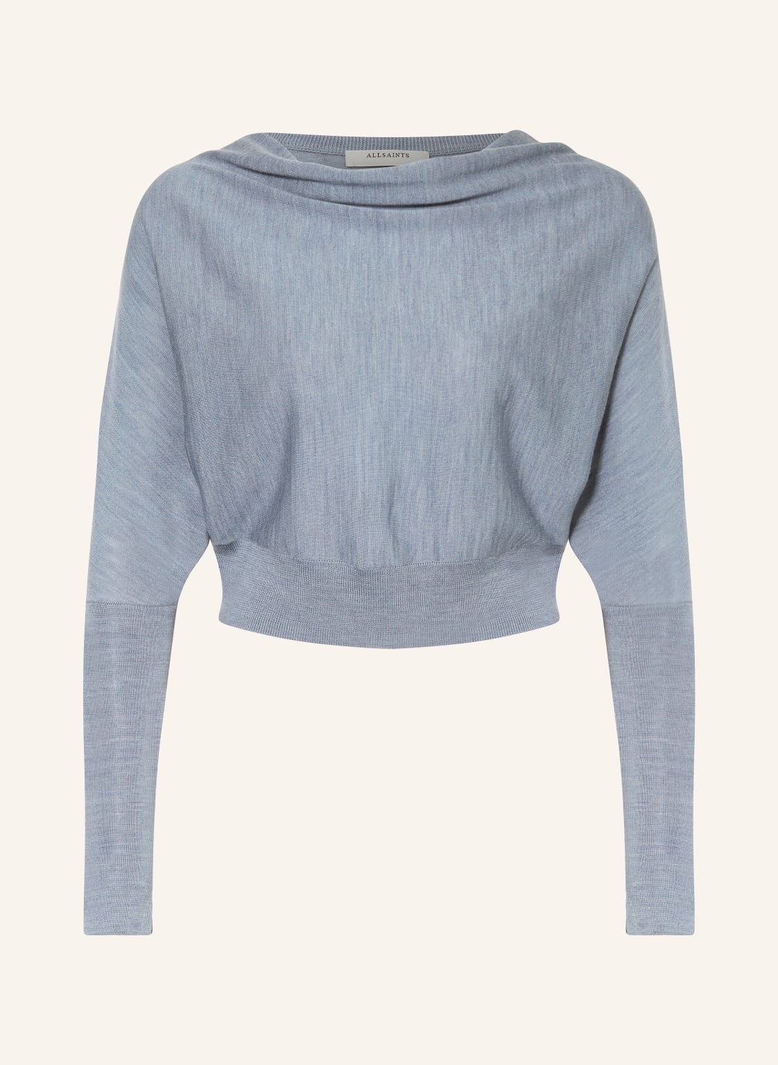 Allsaints Cropped-Pullover Ridley blau von AllSaints