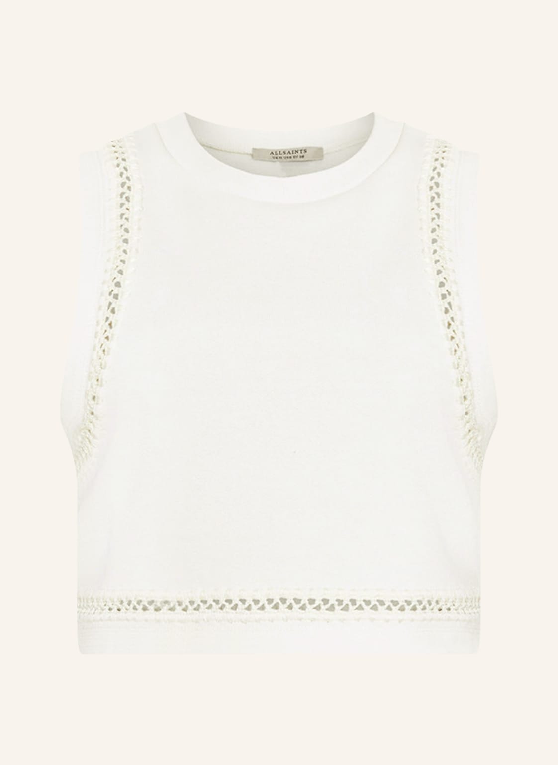 Allsaints Cropped-Top Ewelina weiss von AllSaints