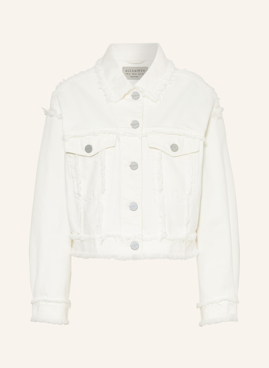 Allsaints Jeansjacke Claude Fray weiss von AllSaints